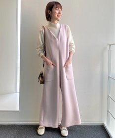 ハイストレッチダンボール Vネック サロペット / 23区 | ファッション