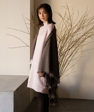 ハイストレッチダンボール ビルドネックミニ ワンピース