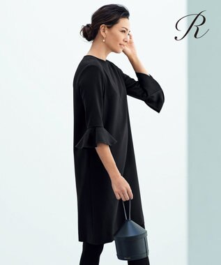 R アール Tr Double Cloth 袖フレア ワンピース 検索番号r97 23区 Lファッション通販 公式通販 オンワード クローゼット
