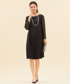 レーススリーブサテン ワンピース 23区 ファッション通販 公式通販 オンワード クローゼット