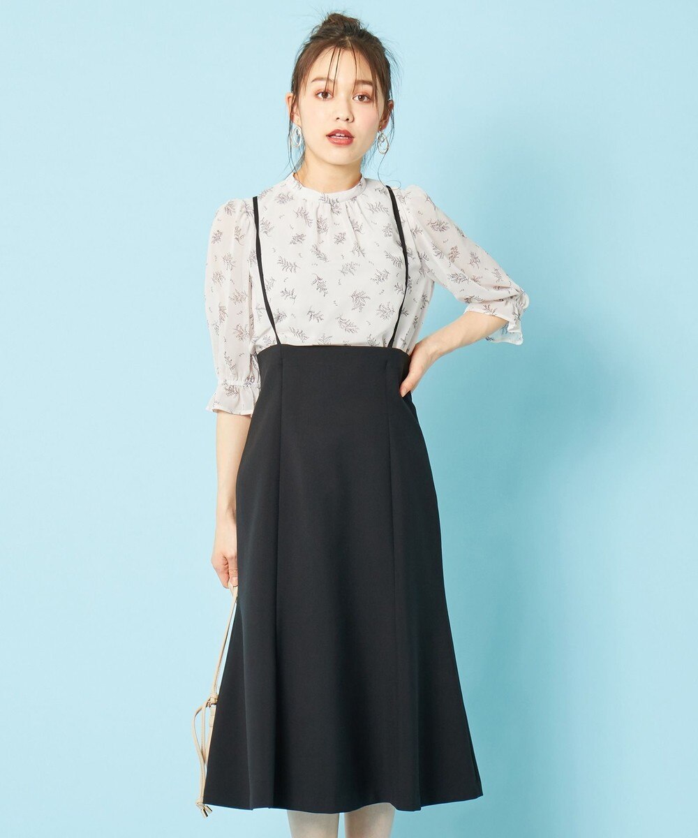 【オンワード】 any SiS>ワンピース 【2SET】サスペンダー付きマーメイドスカートセット ワンピース ベージュ 3 レディース 【送料無料】