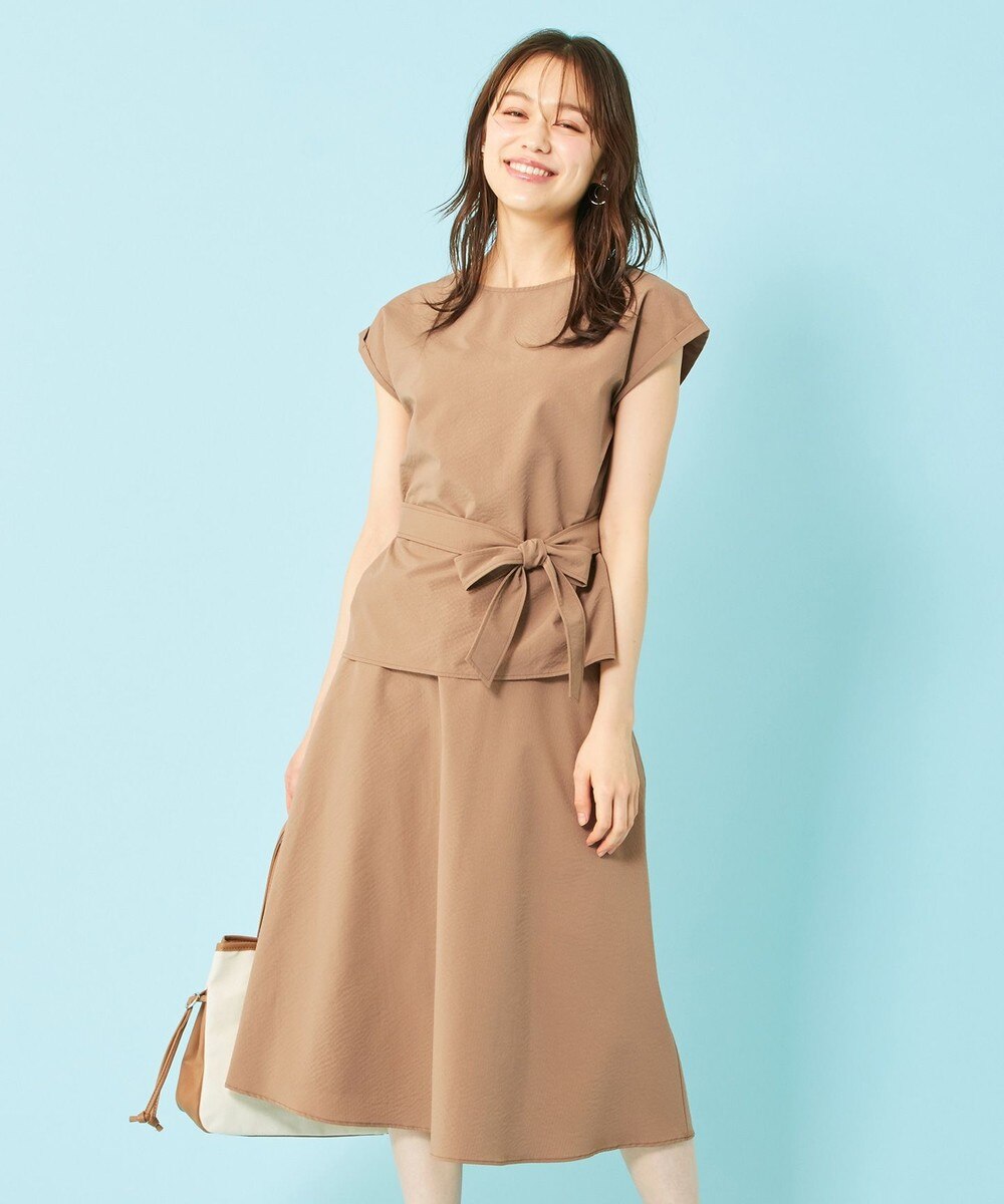 【オンワード】 any SiS>ワンピース 【美人百花9月号掲載】2SET ミニストライプセットアップ ワンピース スモーキーブルー 1 レディース 【送料無料】