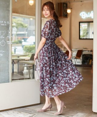 洗える シアーフローラル ワンピース Any Sisファッション通販 公式通販 オンワード クローゼット