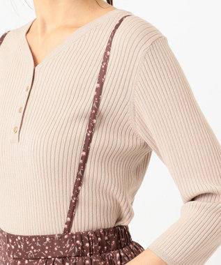 ANY SIS 【2SET】プチフラワー パンツ セット モカ