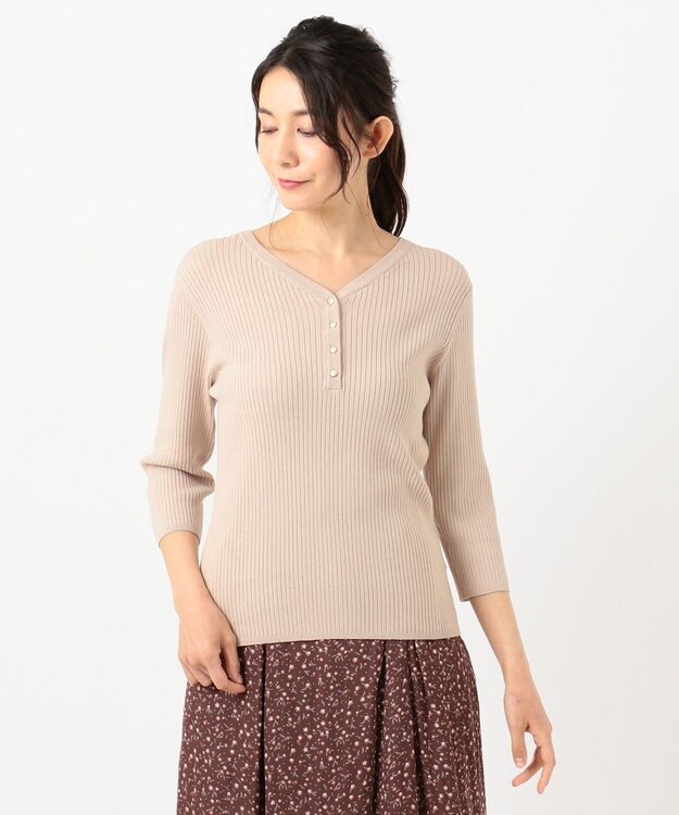 ANY SIS 【2SET】プチフラワー パンツ セット モカ