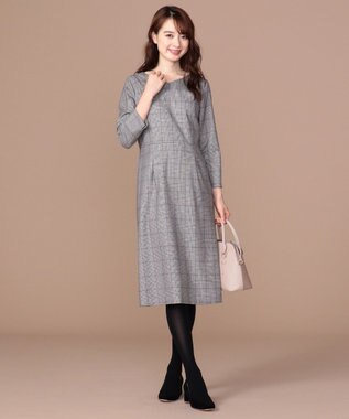 th Anniversary アニバーサリーチェック ワンピース Vネック ストレート Any Sis ファッション通販 公式通販 オンワード クローゼット