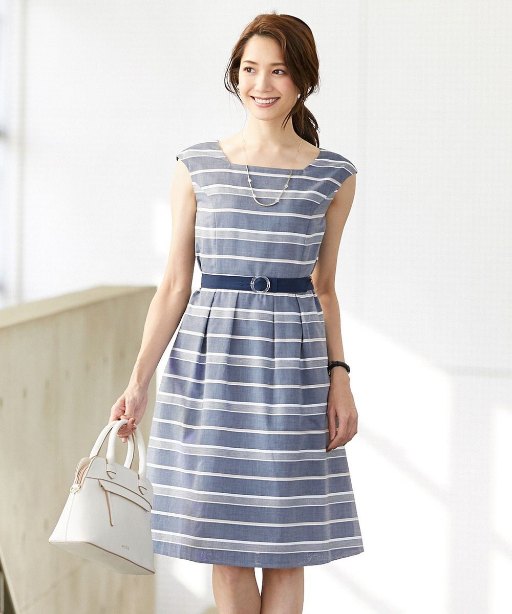 泉里香さん着用 マルチボーダーサマー ワンピース Any Sis L ファッション通販 公式通販 オンワード クローゼット