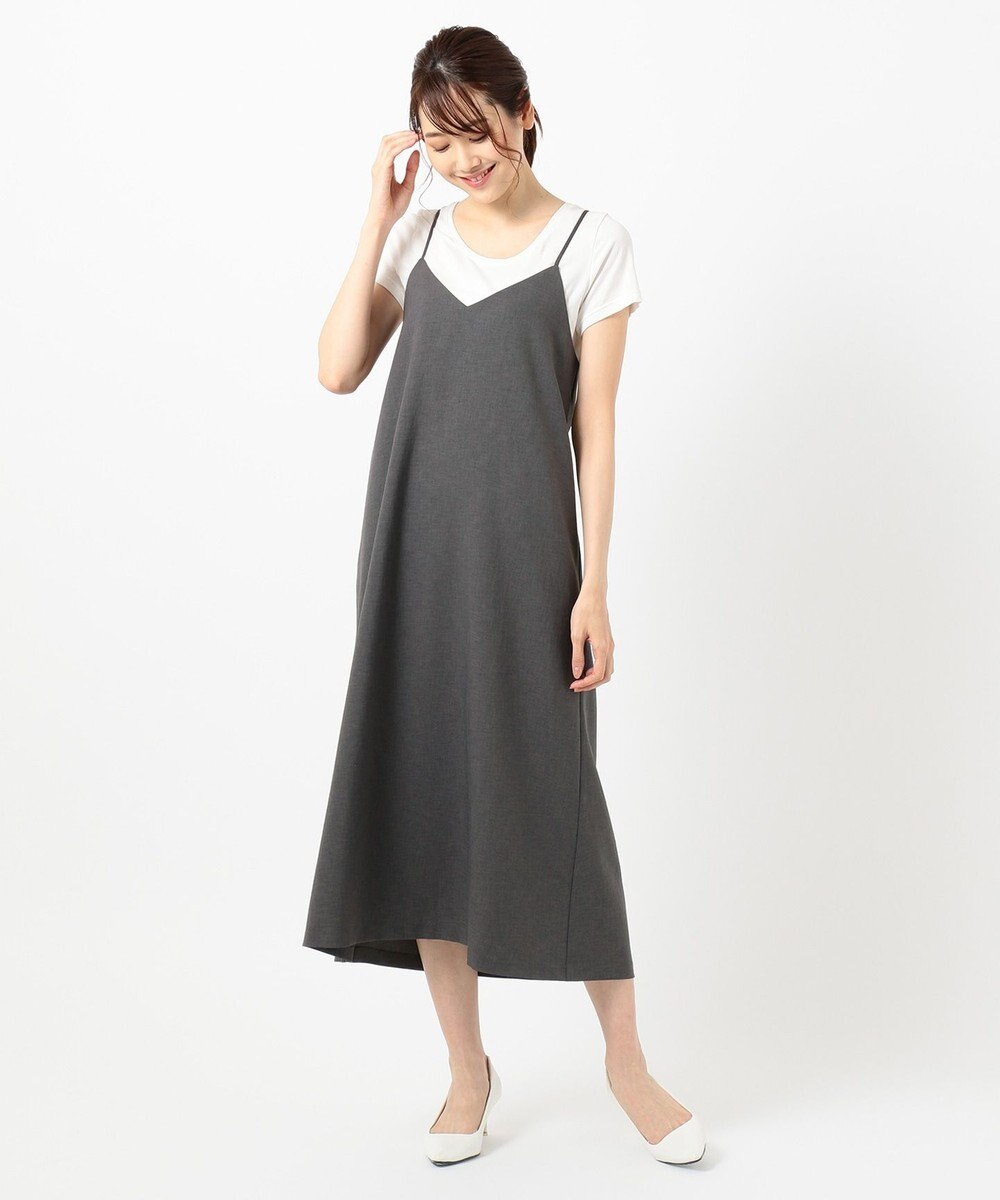 新色登場 洗える リネンライクベーシック キャミワンピース 組曲ファッション通販 公式通販 オンワード クローゼット