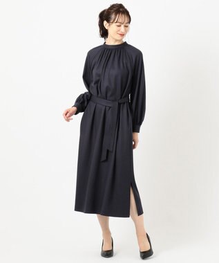 ベルト付き ウールハイネック ワンピース 組曲 ファッション通販 公式通販 オンワード クローゼット