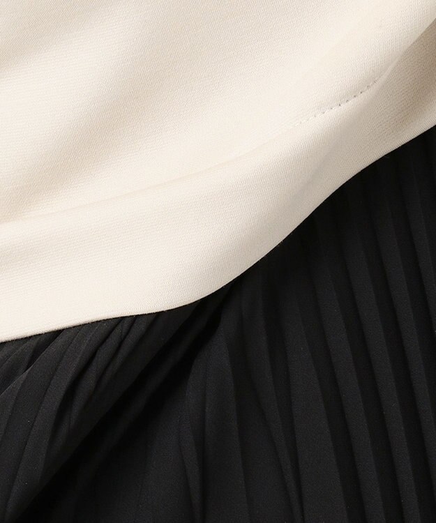 追加生産分入荷 ジャージコンビプリーツ ワンピース 組曲ファッション通販 公式通販 オンワード クローゼット