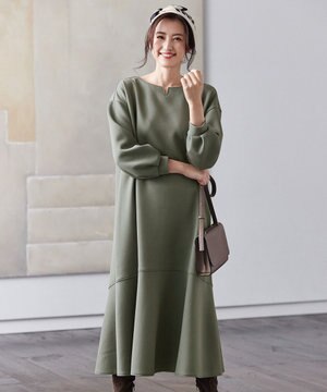 追加生産分入荷 ジャージコンビプリーツ ワンピース 組曲 ファッション通販 公式通販 オンワード クローゼット