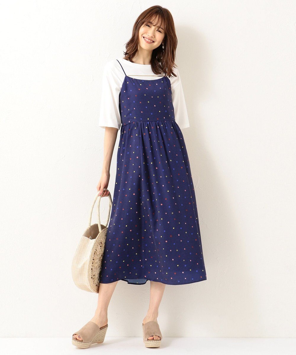 洗える Almaプリント キャミワンピース 組曲 ファッション通販 公式通販 オンワード クローゼット