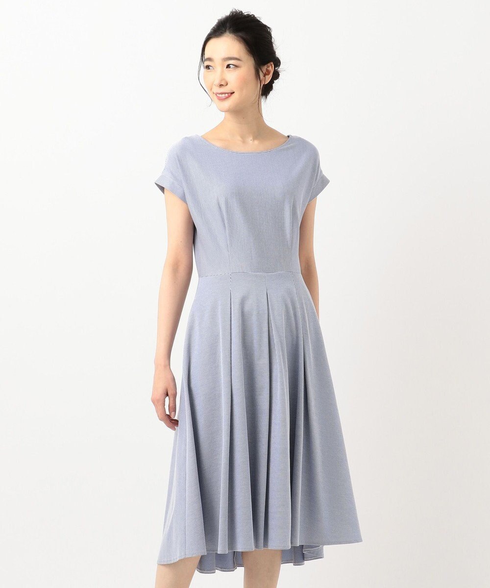 シワになりにくい サッカーストライプ ワンピース 組曲 L ファッション通販 公式通販 オンワード クローゼット