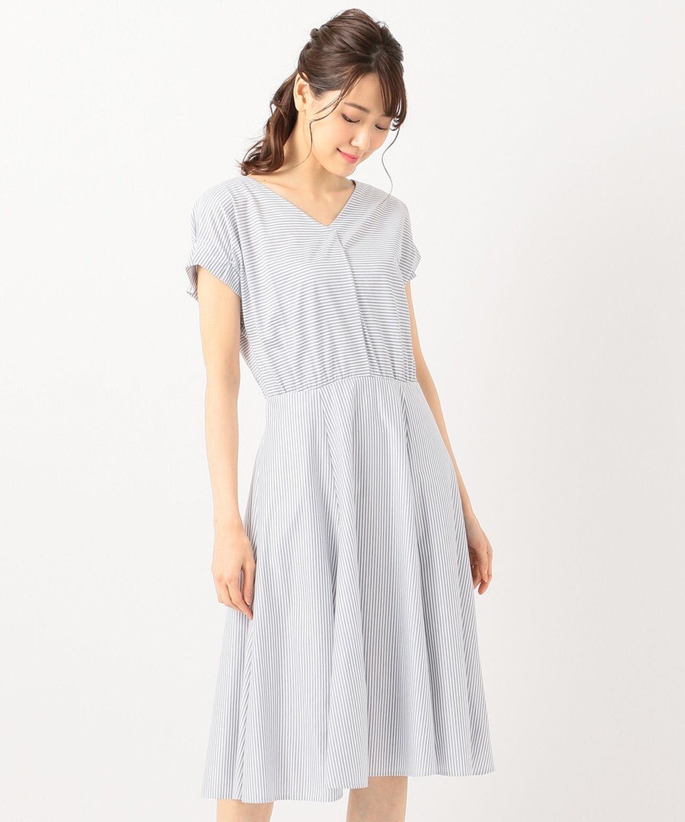 洗える ハイゲージストライプ ワンピース 組曲 S ファッション通販 公式通販 オンワード クローゼット