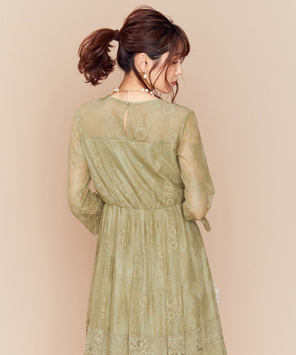 新色追加 総レースロング ドレス 組曲 L ファッション通販 公式通販 オンワード クローゼット