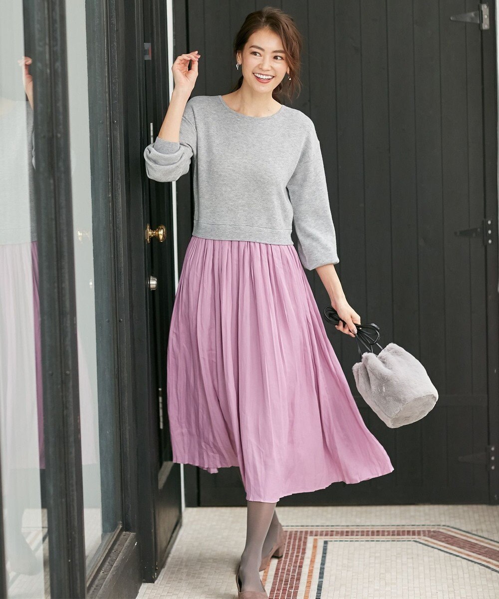 10周年web限定 プリーツコンビワンピース 組曲 L ファッション通販 公式通販 オンワード クローゼット 10周年web限定 プリーツコンビワンピース 組曲 L ファッション通販 公式通販 オンワード クローゼット