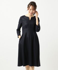 10周年web限定 ウールソフトジョーゼット ワンピース 組曲 ファッション通販 公式通販 オンワード クローゼット