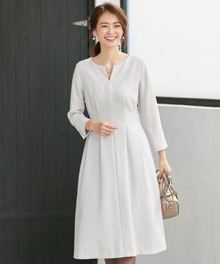 10周年web限定 ウールソフトジョーゼット ワンピース 組曲 ファッション通販 公式通販 オンワード クローゼット