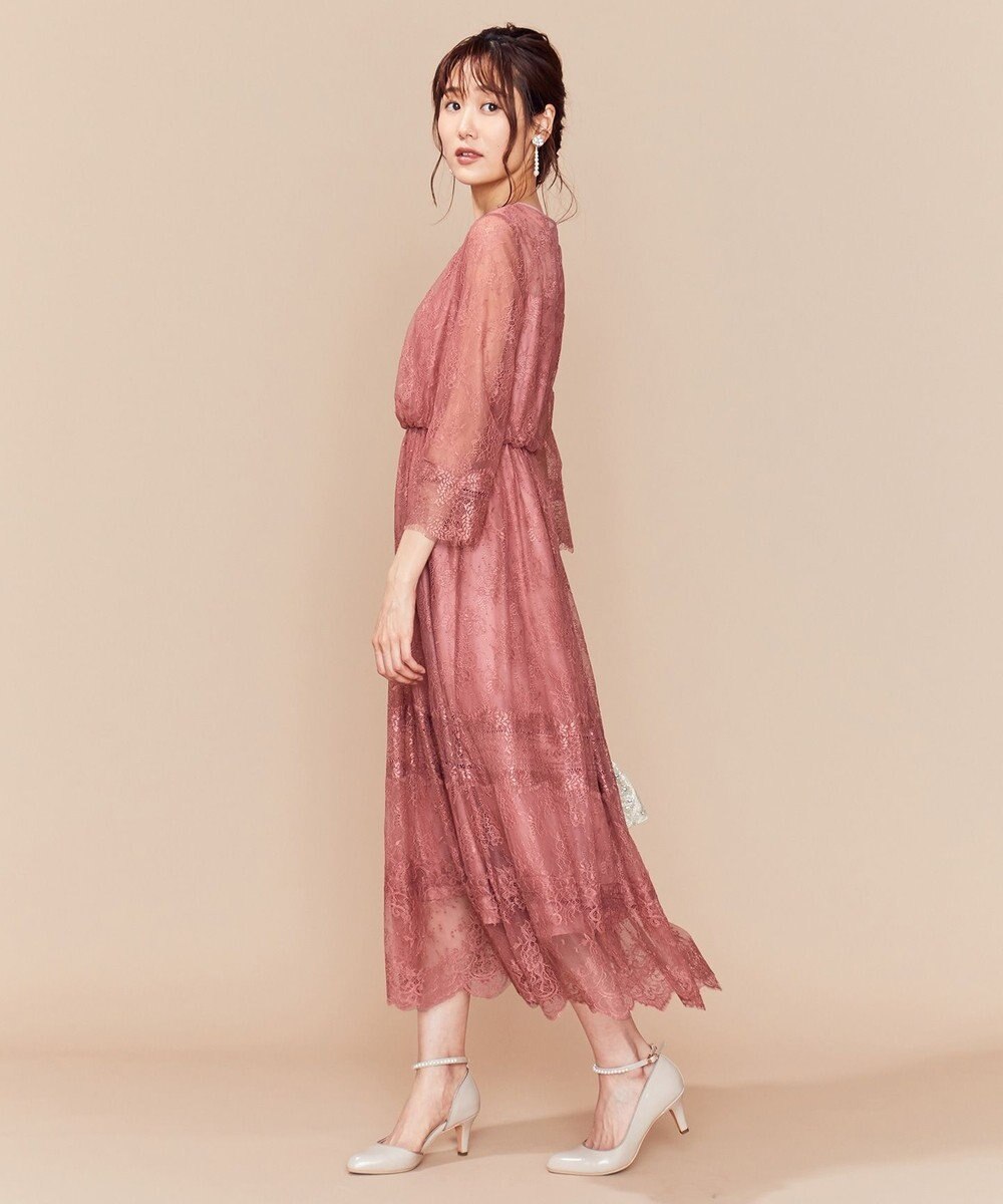 Prier 総レースロング ワンピース 組曲 ファッション通販 公式通販 オンワード クローゼット