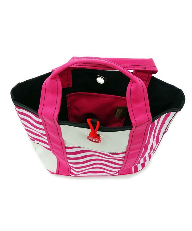 +RING 傘生地を使用した撥水トートバッグS ピンク SR98 ピンク