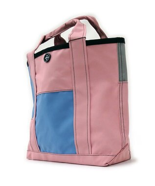 +RING 傘生地を使用した撥水トートバッグM ピンク SR87 ピンク