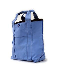 +RING 傘生地を使用した撥水トートバッグM 水色 SR88