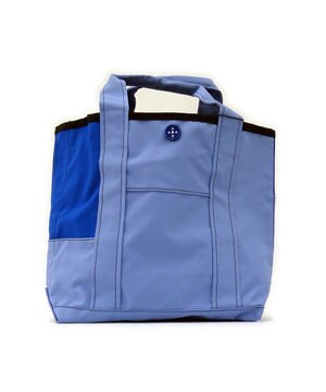  傘生地を使用した撥水トートバッグM 水色 SR88