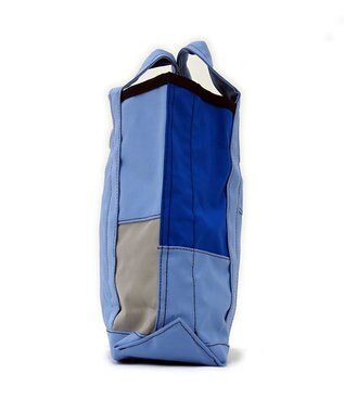 +RING 傘生地を使用した撥水トートバッグM 水色 SR88 水色