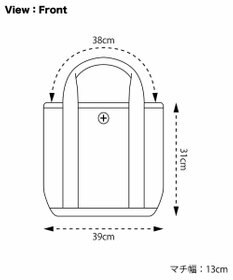 +RING 傘生地を使用した撥水トートバッグM マルチ SR109