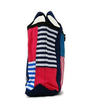 +RING 傘生地を使用した撥水トートバッグM マルチ SR109 マルチカラー