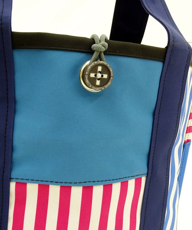 +RING 傘生地を使用した撥水トートバッグM マルチ SR109 マルチカラー