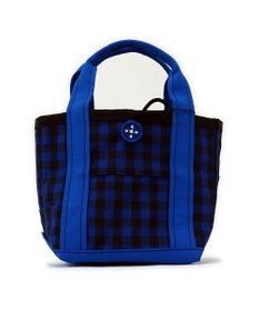 +RING 傘生地を使用した撥水ミニトートバッグXS 青 SR146