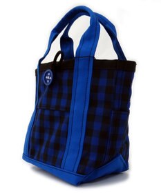 +RING 傘生地を使用した撥水ミニトートバッグXS 青 SR146