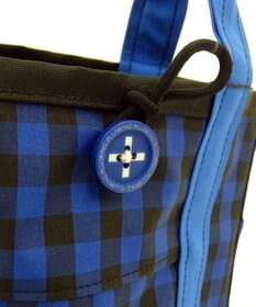 +RING 傘生地を使用した撥水ミニトートバッグXS 青 SR146