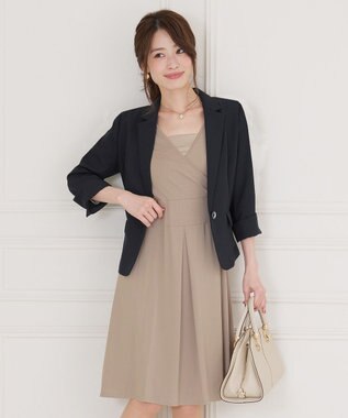 半袖 洗える やせて見えるカシュクールジャージーワンピース Tiaclasse ファッション通販 公式通販 オンワード クローゼット