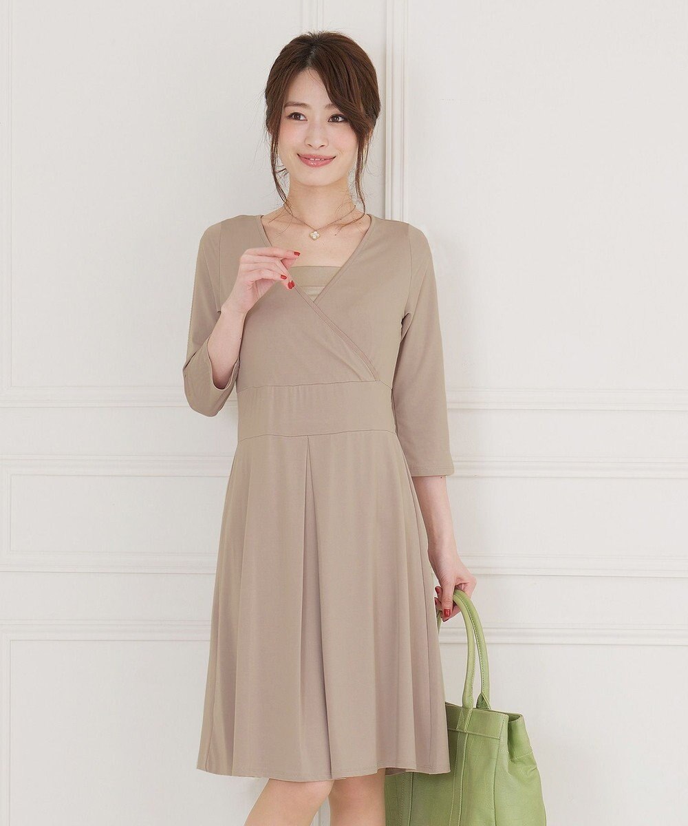 七分袖 洗える やせて見えるカシュクールジャージーワンピース Tiaclasse ファッション通販 公式通販 オンワード クローゼット 七分袖 洗える やせて見えるカシュクールジャージーワンピース Tiaclasse ファッション通販 公式通販 オンワード クローゼット