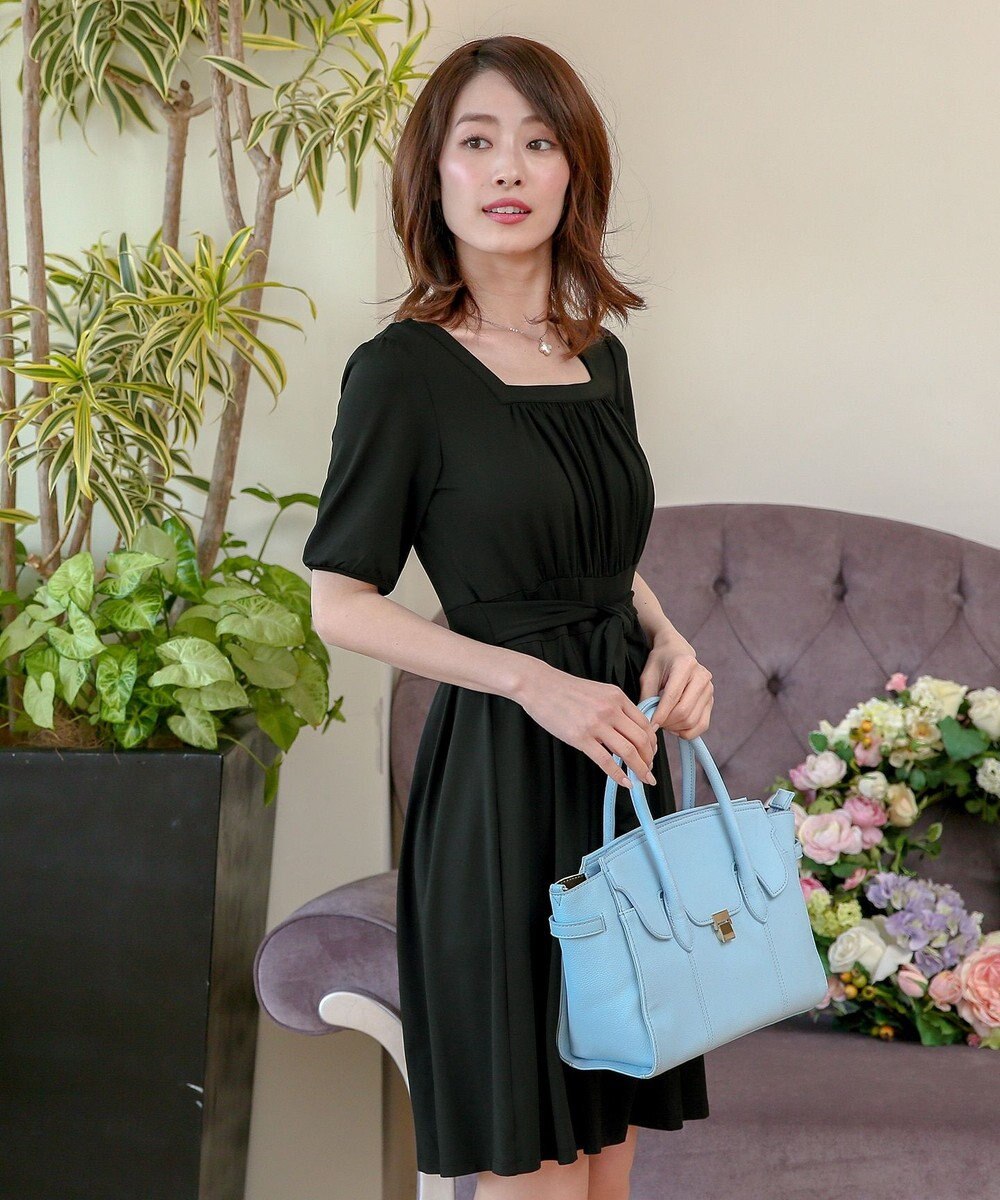 五分袖 大人ごのみの上品コンサバワンピース Tiaclasseファッション通販 公式通販 オンワード クローゼット