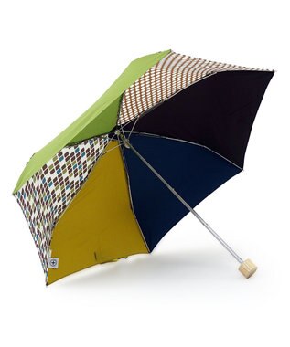 +RING 【コンパクト】レディース向け プラスリング 雨傘 簡単開閉式折傘 50cm BRN T543