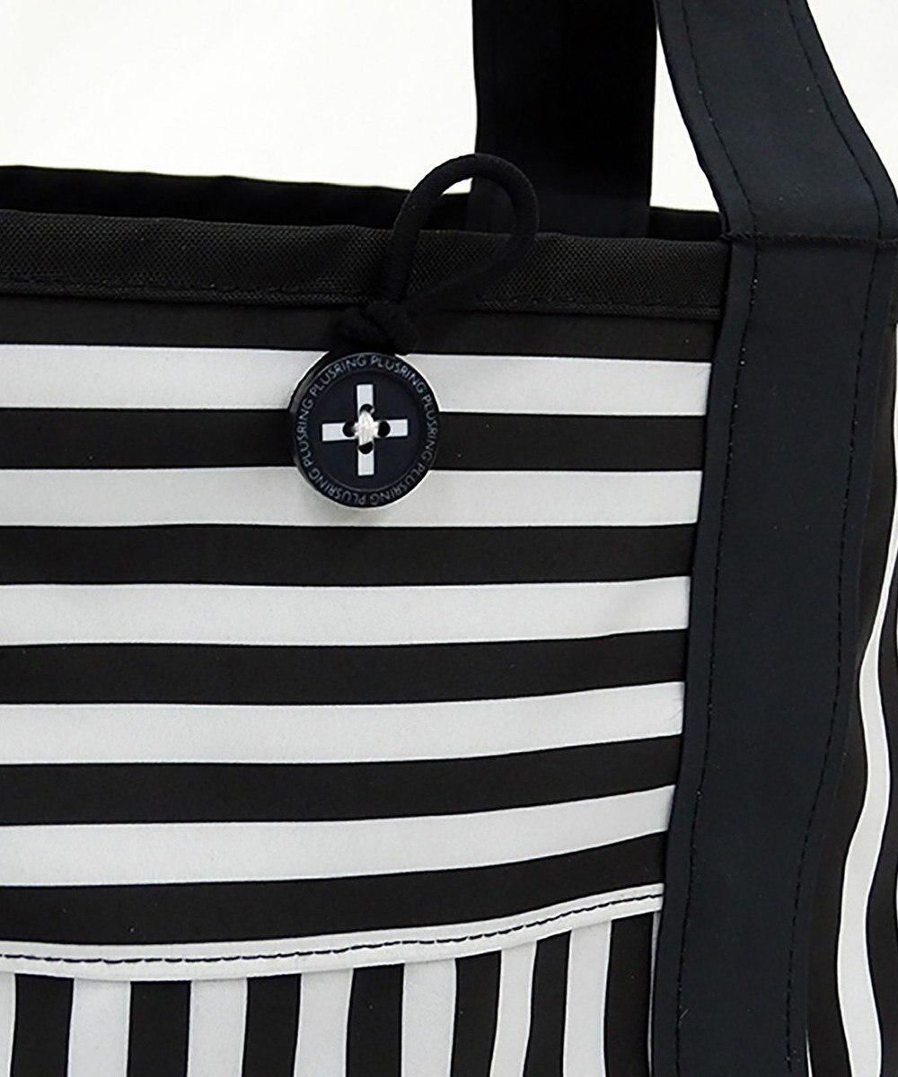 +RING 撥水トートバッグM 黒 SR155 