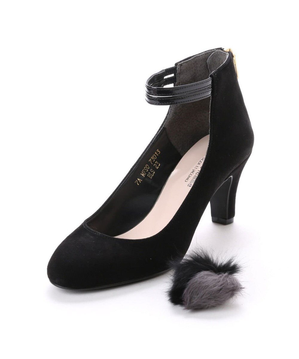 Marie Femme ファー付きアンクルストラップパンプス Mode Et Jacomoファッション通販 公式通販 オンワード クローゼット