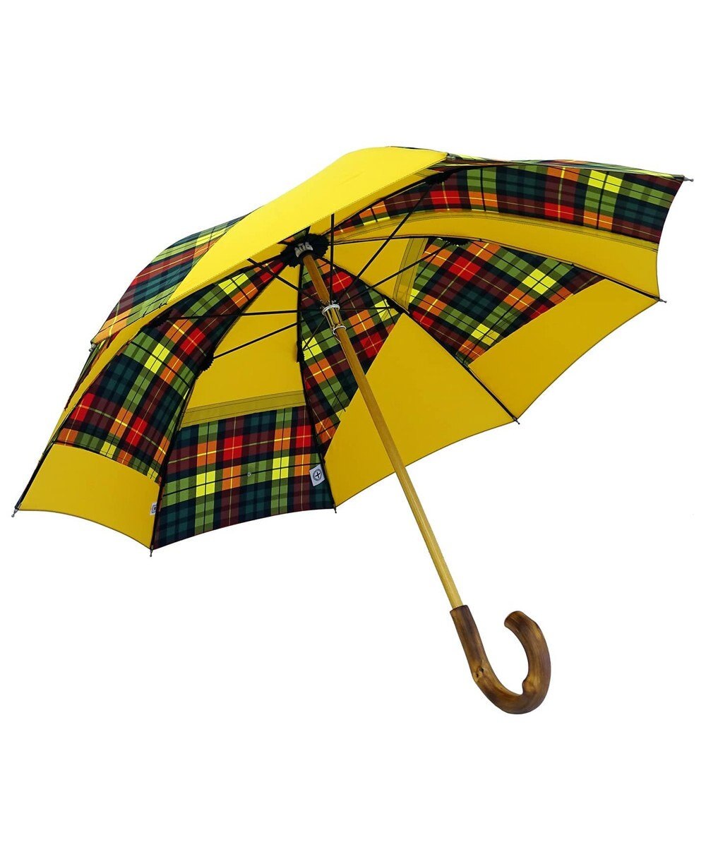 限定 日本製 晴雨兼用傘 長ショート Yel Chk Sr0 Ring ファッション通販 公式通販 オンワード クローゼット