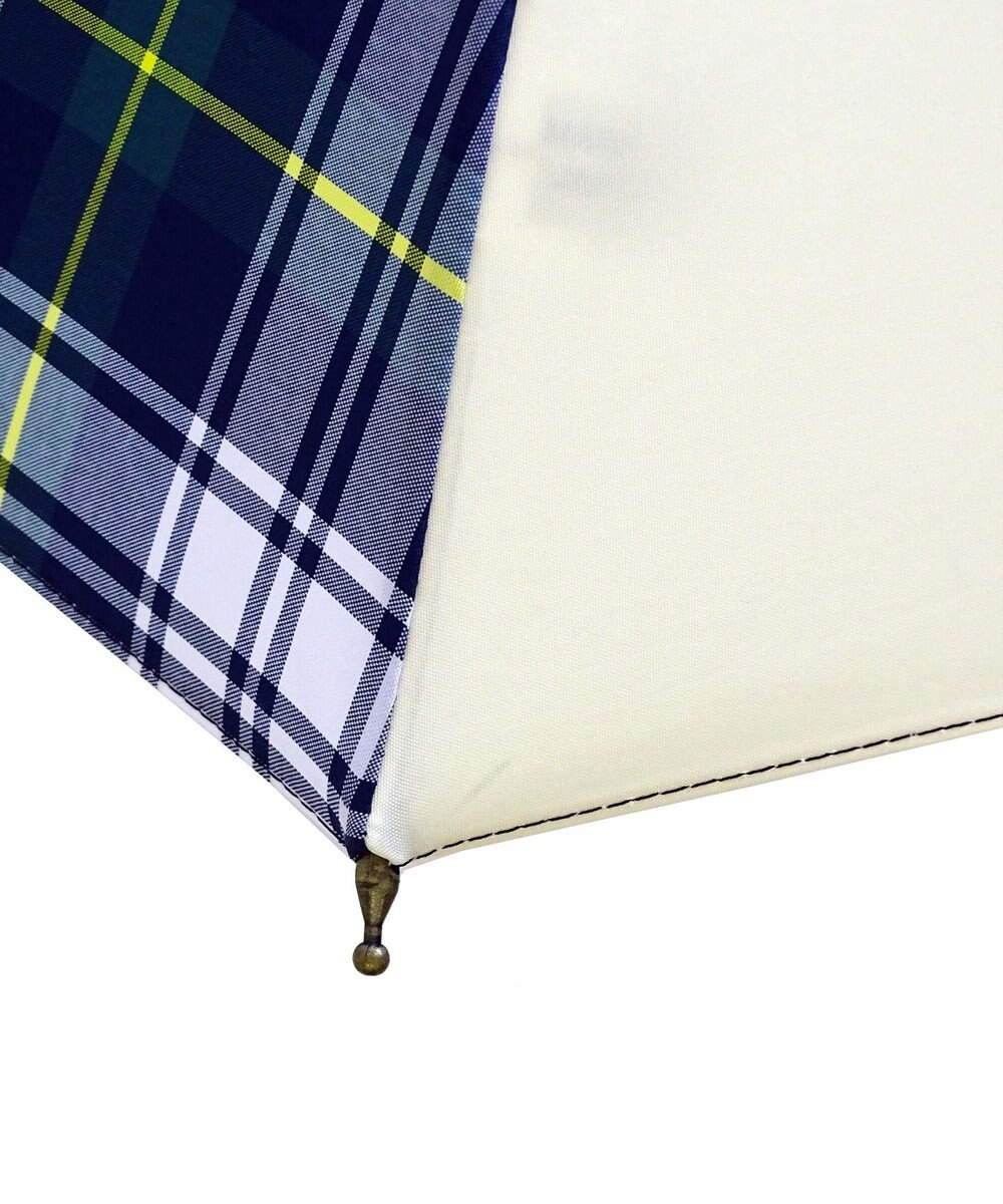 +RING 【限定/日本製】プラスリング 晴雨兼用傘（長ショート）NVY-CHK SR201 