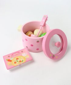 Mother garden 野いちご　木のおままごと　お鍋&クリームシチューセット　抗菌