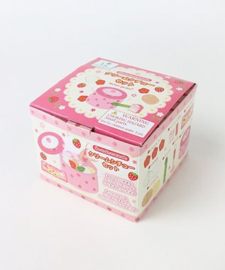 Mother garden 野いちご　木のおままごと　お鍋&クリームシチューセット　抗菌 ピンク（淡）