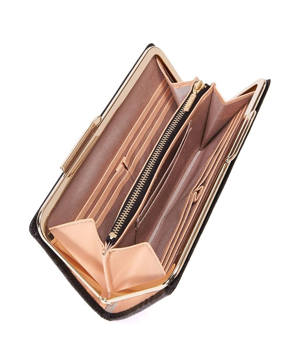 TOPKAPI 【TOPKAPI】イタリアンレザーリザード型押し がま口長財布 LUCIA ルチア 