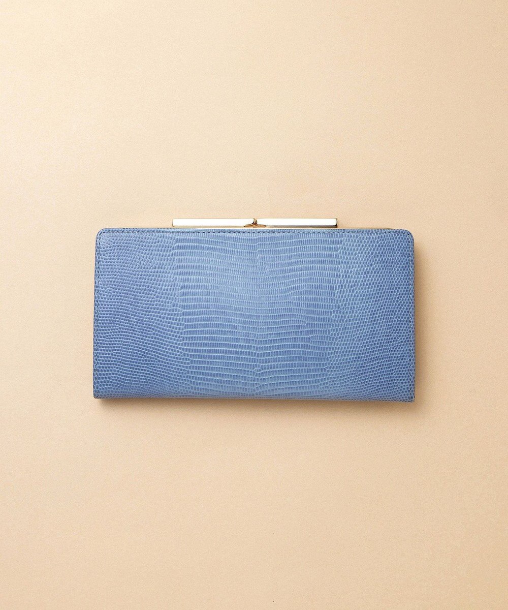 TOPKAPI 【TOPKAPI】イタリアンレザーリザード型押し がま口長財布 LUCIA ルチア 