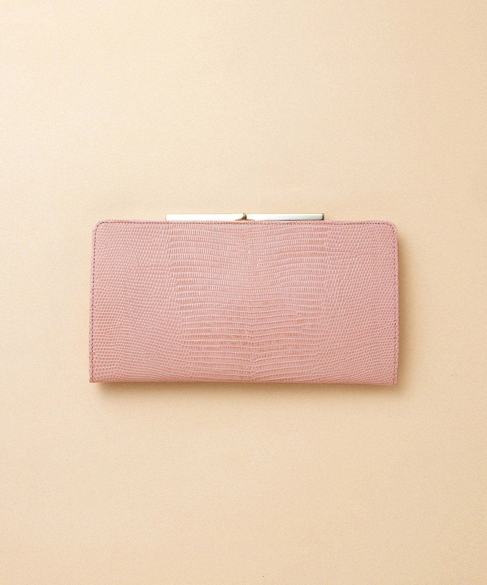 TOPKAPI 【TOPKAPI】イタリアンレザーリザード型押し がま口長財布 LUCIA ルチア 