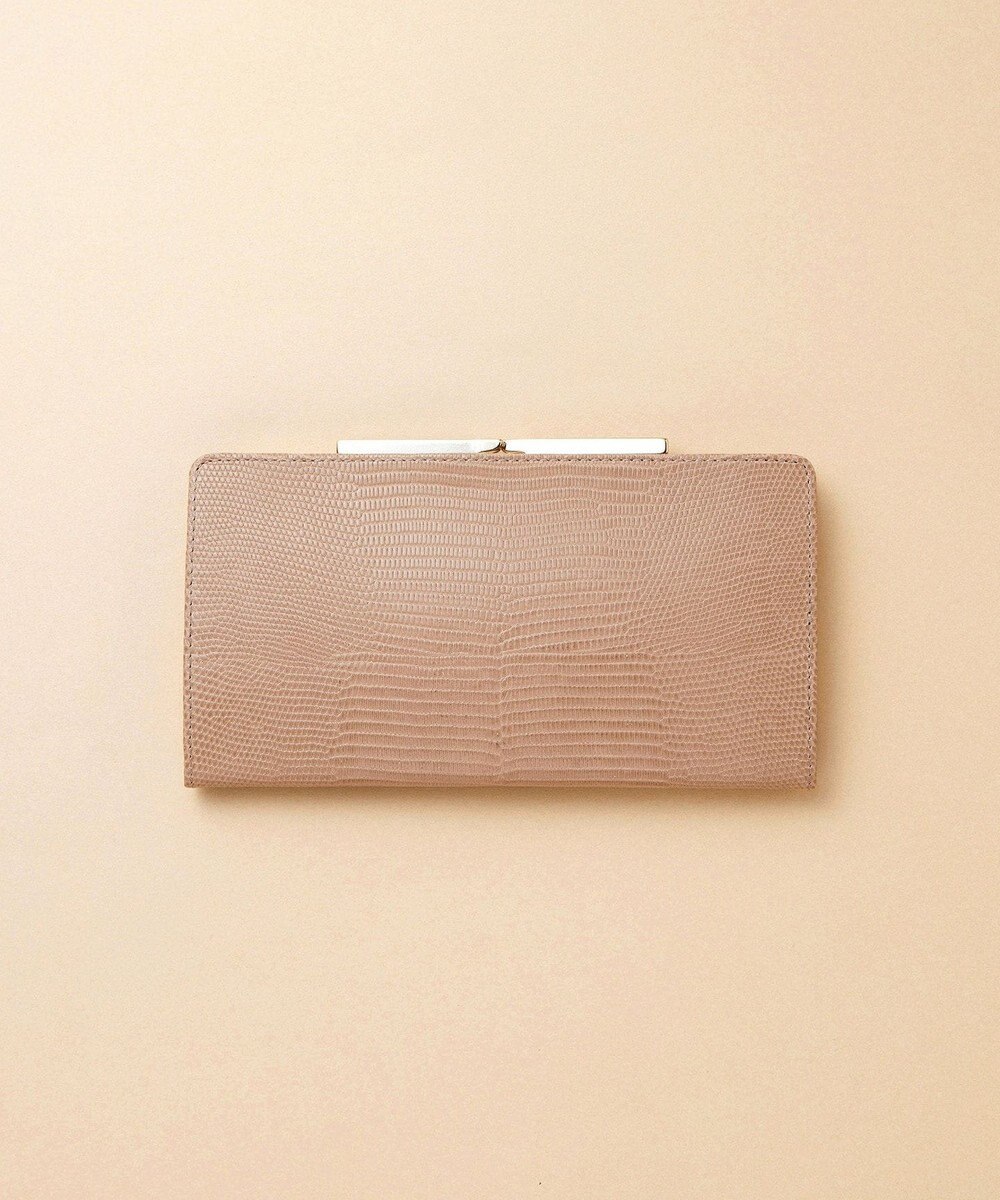 TOPKAPI 【TOPKAPI】イタリアンレザーリザード型押し がま口長財布 LUCIA ルチア 
