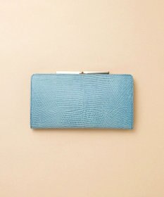 TOPKAPI 【TOPKAPI】イタリアンレザーリザード型押し がま口長財布 LUCIA ルチア