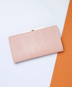 TOPKAPI 【TOPKAPI】イタリアンレザーリザード型押し がま口長財布 LUCIA ルチア